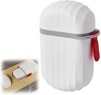 HVG TRADERS Portable Travel Soap Box Case Holder Plastic Soap Case Box for Outdoor Travel(White)