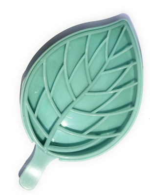 WebDealz Pack of 1Leaf Shape Self Draining Bar Soap Holder x1.28(Random Colour)