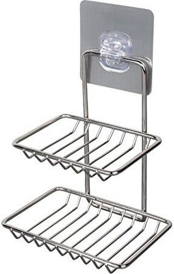 AMEEDARSHAN Wall Mount Self-Adhesive Stainless Steel(Silver)