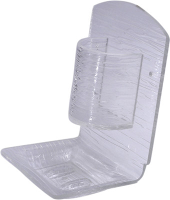 Agamya International Acrylic 2 in 1 Soap Dish with Tumbler Holder/Soap Stand/Tooth Brush Holder(Transparent)