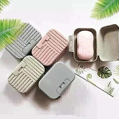 Flywind Plastic Soap Box Case Holder for Indoors Travel Home Use for Bathroom(Assorted)