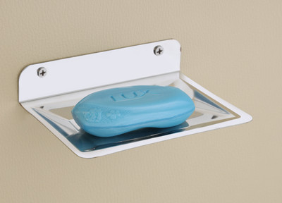 iSTAR Square Soap Dish / Soap Case / Soap Stand (Stainless Steel )(Silver)