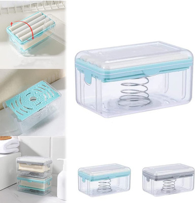 SATSUN ENTERPRISE 2-in-1 Bar Soap Roller Dispenser,2-in-1 Portable Soap Dish & Soap Dispenser(Multicolor)