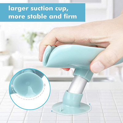 WebDealz Pack of 1 Leaf Shaped Self Draining Suction Cup Soap Dish x1.154(Random Colour)