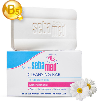 Sebamed Baby Cleansing Bar|pH 5.5 |Newborn bathing|Soap Free|Tear Free(150 g)
