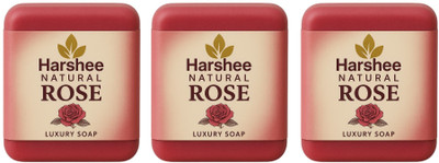 Harshee Natural gulab soap pck 3(3 x 100 g)