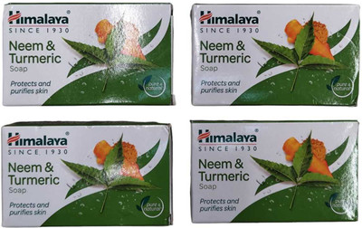 Himalaya Herbals Neem & Turmeric Soap(4 x 75 g)