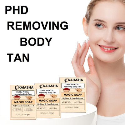 KAIASHA FACE AND BODY TAN REMOVAL PHD SOAP(3 x 100 g)