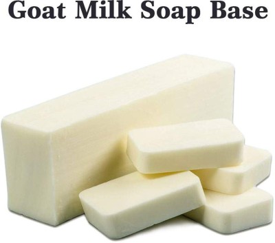 BadaHair Goat Milk Melt & Pour Soap Base Super Quality Milky White Soap Material Net 1kg(1000 g)