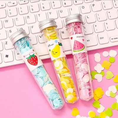 eiliaz Paper Soap Flower Design Tube Shape Bottle Paper Soap 3 PCS(3 x 12.67 g)