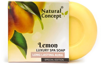 NATURAL CONCEPT Lemon Soap 100g pack of 4 (Vegan,5.5 pH ,Removes Skin Impurities)(4 x 100 g)