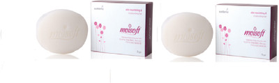 Aurelderma MOISOFT SKIN NOURISHING & MOISTURUZING BAR PACK OF 2 (2 X 75 G )(2 x 75 g)