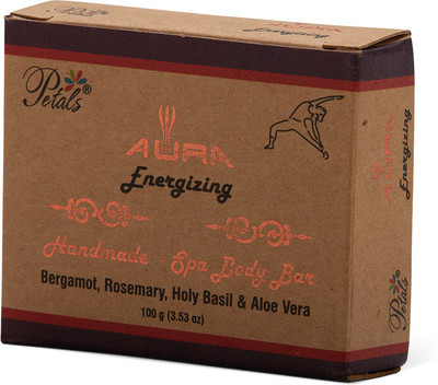 Petals Aura Energizing Handmade Spa Body Bars(3 x 100 g)