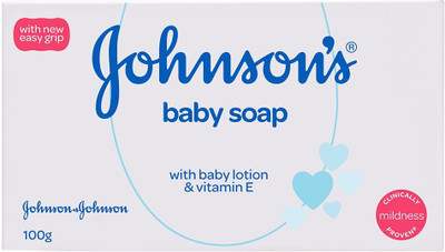 JOHNSON'S Baby Soap with Baby Lotion & Vitamin E(100 g)