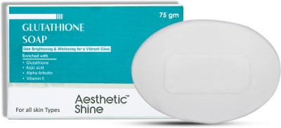 Aesthetic Shine Skin Lightening & Brightening Soap with Kojic Acid Glutathione for all skin type(75 g)