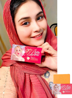 sahini White Aura Carrot Glow Soap for Smooth and Fresh Skin(100 g)