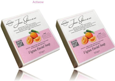 ACTIWOW Jiore Vigwa Face Soap for Smooth, Acne-Free Complexion Combo(2 x 100 g)
