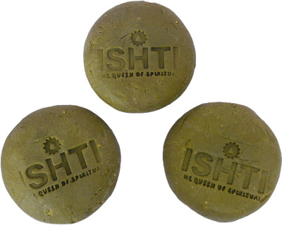 ISHTI THE QUEEN OF SPIRITUAL Neem & Tea Tree Bar – Natural Relief for Oily Hair, Itchy Scalp & Dandruff(3 x 33.33 g)