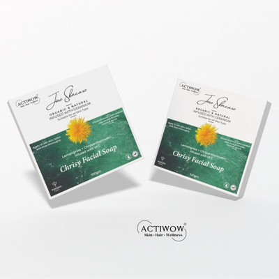 ACTIWOW Jiore Chrisy Soap Organic Lavender for Anti-Aging CS01(2 x 50 g)