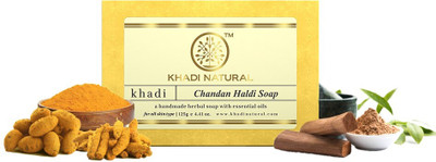 KHADI NATURAL Chandan Haldi Soap(125 g)