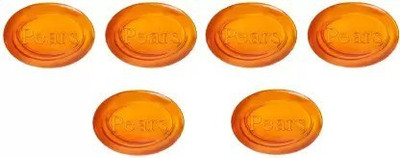 Pears Pure & Gentle Moisturising Bathing Bar Soap (6 x 125 g)