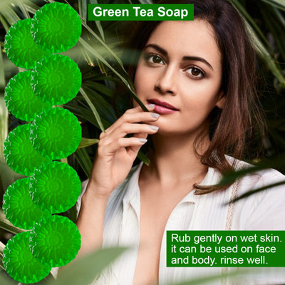 CHITAKSH Acai Adventure Green Tea Bath Soap (100GM) (PACK OF 10)(10 x 100 g)