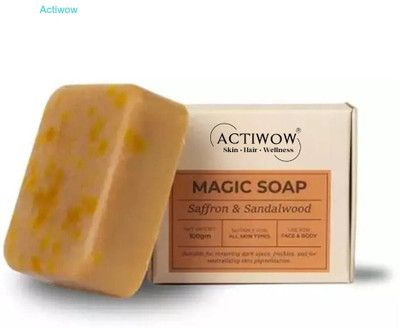 ACTIWOW Magic Soap Skin Glow Daily Bar for Smooth and Bright Complexion(100 g)