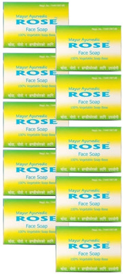 ZOKER Rose face soap ayurvedic & natural(12 x 45 g)