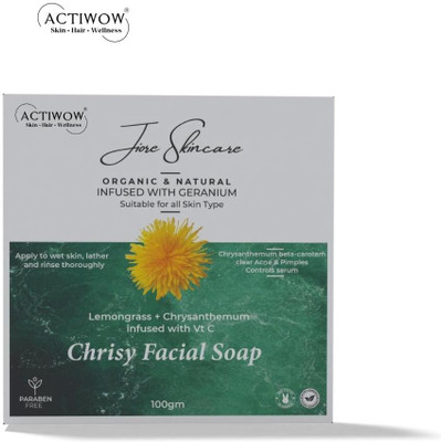 ACTIWOW Jiore Chrisy Soap Calming Sea Salt for Acne Care(100 g)