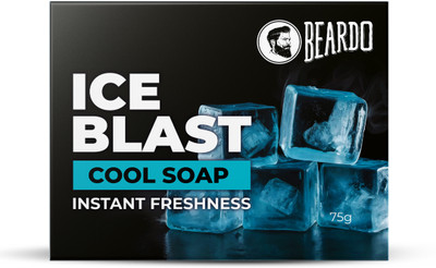 BEARDO Cool Soap Bathing Bar | Freshness | Cooling & Soothing For Men(75 g)