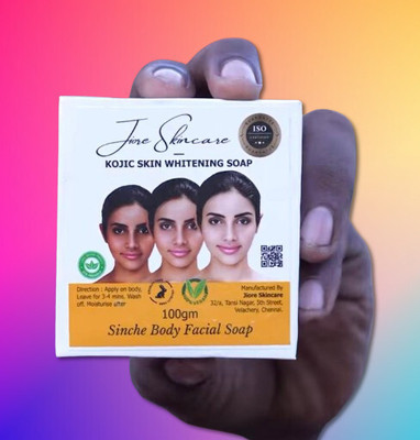 Jiore Skincare Sinche Body Facial Soap with Kojic Acid for skin brightning(100 g)