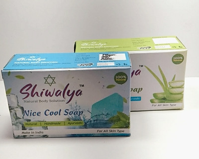 shiwalya ROSE.ALOEVERA .COCONUT &NICE COOL SOAP(2 x 250 g)