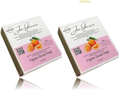 ACTIWOW Jiore Vigwa Rejuvenating Soap for Smooth, Soft Skin Combo(2 x 100 g)