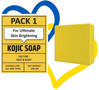 Agonize Kojic Acid Brightening Soap for Glowing Skin – 100g[(100 g)