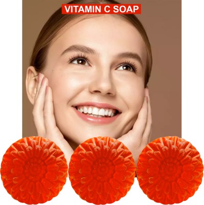 Groovy Ginger Goodness Vitamin C Bathing Soap (100GM) (PACK OF 3)(3 x 100 g)