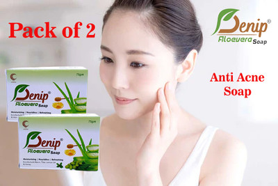 Denip Anti Acne/Pimple Soap (Pack of 2)(2 x 75 g)