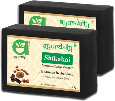 Ayurdaily Natural Shikakai Soap(2 x 125 g)
