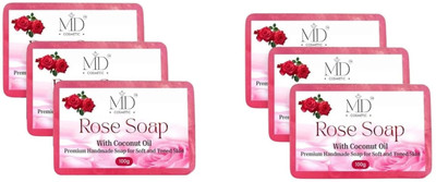 MD COSMETIC Rose Soap_6(6 x 16.67 g)