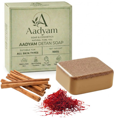 AADYAM Soap & Cosmetics Detan Formula for All Skin Types(100 g)