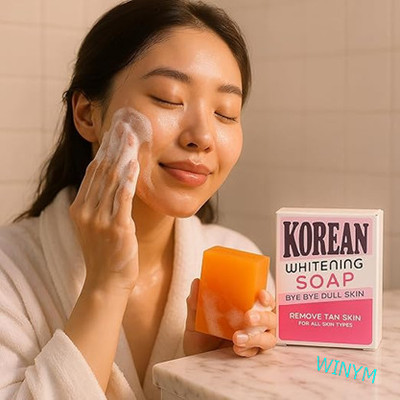 Winym Korean Whitening Soap for Radiant Skin Glow(100 g)
