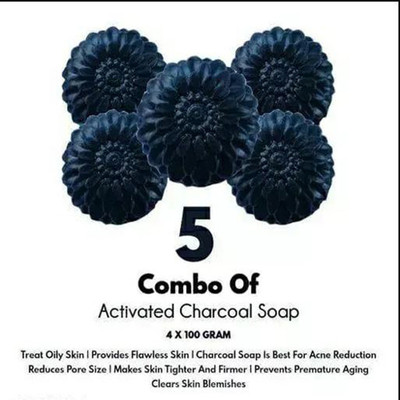 BadaHair Activated Charcoal Bath(5 x 100 g)