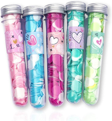 Trendy Styler Travel Soft Paper Soap Flower Design Tube Shape Bottle(5 x 10 g)