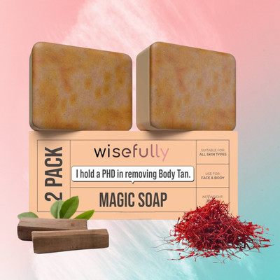 Wisefully Kojic Acid Soap with Pigmentation, Underarm & Reduces Soap for Suitable0.4(2 x 50 g)