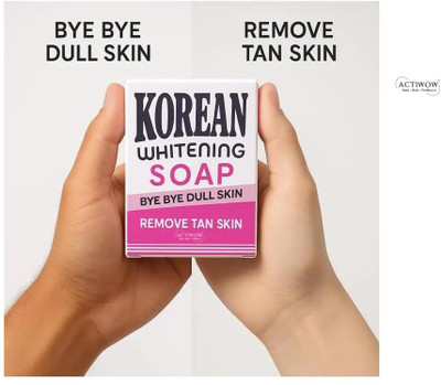 ACTIWOW Korean Soap for Clear Fair Glow Complexion(100 g)