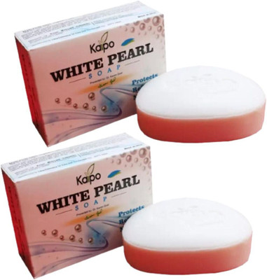 KEVA White Pearl Soap for Provide Smooth & Silky Skin (Pack of 2x100G)(2 x 100 g)