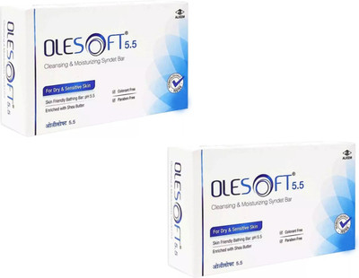 olesoft Cleansing & Moisturising 2x75 Soap(2 x 75 g)