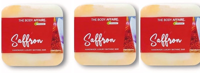 Forganik Saffron Handmade Soap by The Body Affaire(3 x 33.33 g)