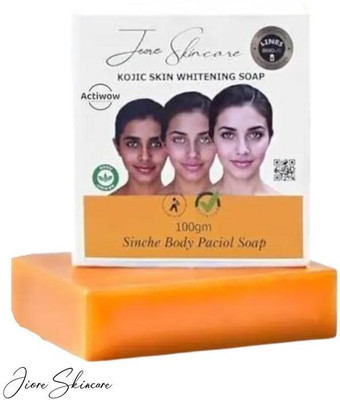 ACTIWOW Jiore Soap Exfoliating Charcoal for Long-Lasting Freshness(100 g)
