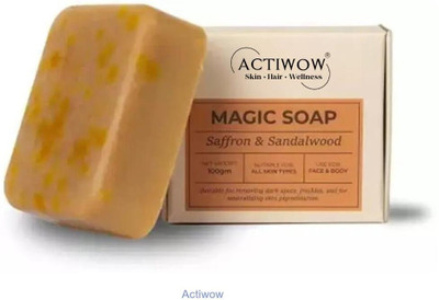 ACTIWOW Magic Soap Soft Care Bar with Shea Butter and Vitamin E(100 g)