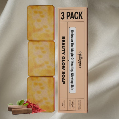 adhopper Sandal Wood And Saffron Soap For Glowing & Refreshing Skin(3 x 33.33 g)